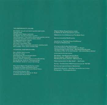 CD Bob Geldof: The Vegetarians Of Love