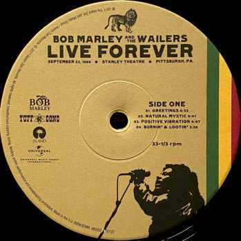 3LP/2CD/Set di cofanetti Bob Marley & The Wailers: Live Forever: The Stanley Theatre, Pittsburgh, PA, September 23, 1980 LTD