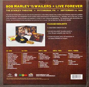 3LP/2CD/Set di cofanetti Bob Marley & The Wailers: Live Forever: The Stanley Theatre, Pittsburgh, PA, September 23, 1980 LTD