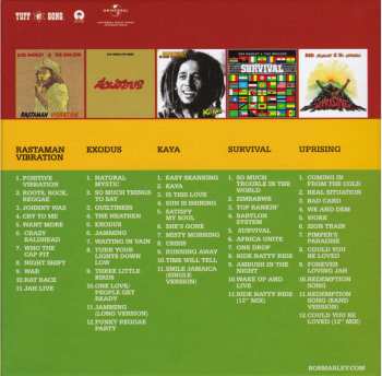 5CD/Set di cofanetti Bob Marley & The Wailers: 5 Classic Albums