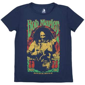 Merce Bob Marley & The Wailers: Bob Marley Ladies T-shirt: 1978 (small) S