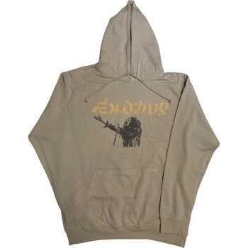 Merce Bob Marley & The Wailers: Bob Marley Unisex Pullover Hoodie: Exodus Mic Photo Wailers Tour 77 (back Print & Hi-build) (small) S