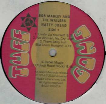 LP Bob Marley & The Wailers: Natty Dread LTD | NUM