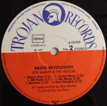 LP Bob Marley & The Wailers: Rasta Revolution