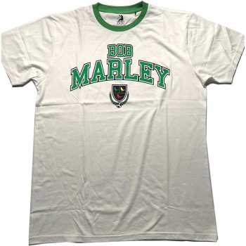 Merch Bob Marley & The Wailers: Ringer Maglietta Collegiate Crest
