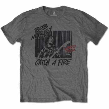 Merch Bob Marley & The Wailers: Maglietta Catch A Fire World Tour 