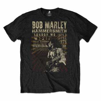Merch Bob Marley & The Wailers: Maglietta Hammersmith '76 
