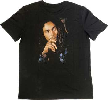 Merce Bob Marley & The Wailers: Bob Marley Unisex T-shirt: One Love Portrait (back Print & Embroidery) (small) S