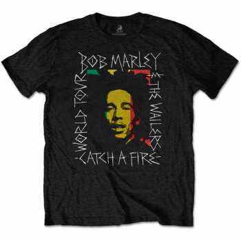 Merce Bob Marley & The Wailers: Tričko Rasta Scratch  S