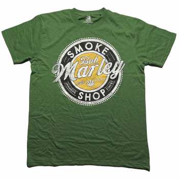 Merce Bob Marley & The Wailers: Bob Marley Unisex T-shirt: Smoke Shop (small) S