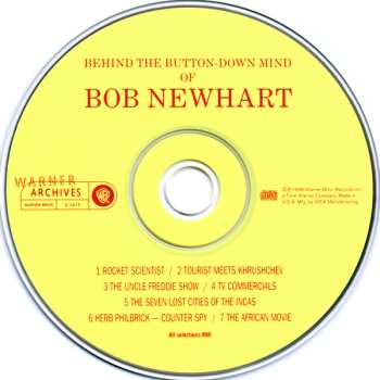 CD Bob Newhart: Behind The Button-Down Mind Of Bob Newhart