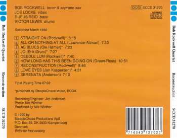 CD Bob Rockwell Quartet: Reconstruction