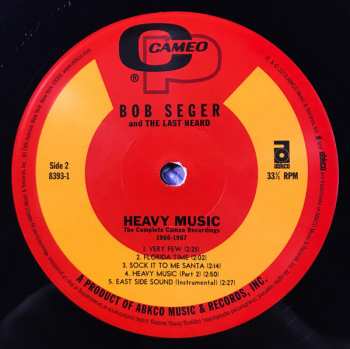 LP Bob Seger And The Last Heard: Heavy Music: The Complete Cameo Recordings 1966-1967