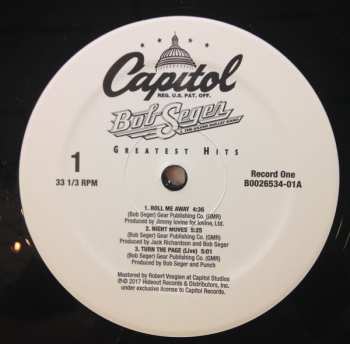 2LP Bob Seger And The Silver Bullet Band: Greatest Hits