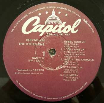 LP Bob Welch: The Other One