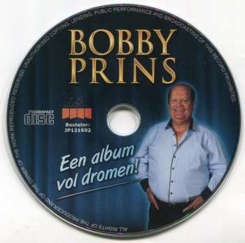 CD Bobby Prins: Een Album Vol Dromen