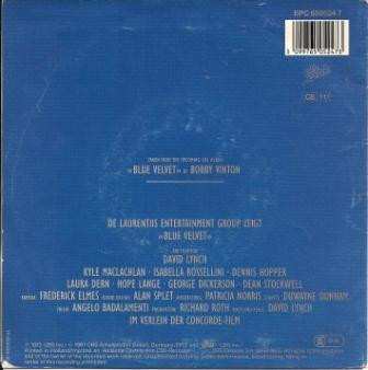 SP Bobby Vinton: Blue Velvet (Original-Titelmusik Aus Dem Gleichnamigen Film)