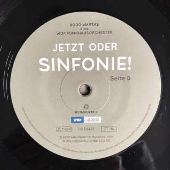 2LP WDR Funkhausorchester: Jetzt Oder Sinfonie!