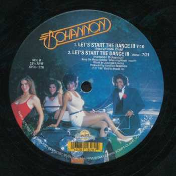 LP Hamilton Bohannon: Let's Start II Dance Again / Let's Start The Dance (Remix) / Let's Start The Dance III CLR