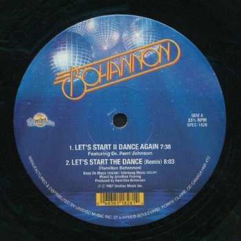 LP Hamilton Bohannon: Let's Start II Dance Again / Let's Start The Dance (Remix) / Let's Start The Dance III CLR