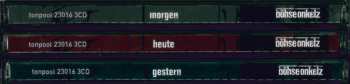 3CD/Set di cofanetti Böhse Onkelz: Gestern War Heute Noch Morgen