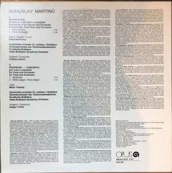 LP Bohuslav Martinů: Rhapsody-Concerto For Viola And Orchestra / Incantation (Piano Concerto No. 4)