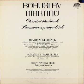LP Bohuslav Martinů: Romance Z Pampelišek / Otvírání Studánek