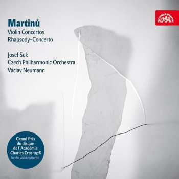 CD Bohuslav Martinů: Violin Concertos, Rhapsody-Concerto