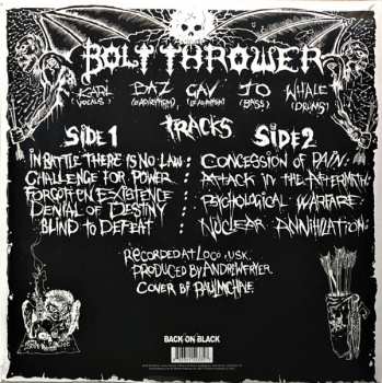 LP Bolt Thrower: In Battle There Is No Law! LTD | CLR