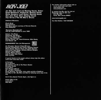 CD Bon Jovi: Bon Jovi