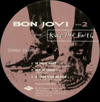 2LP Bon Jovi: Keep The Faith