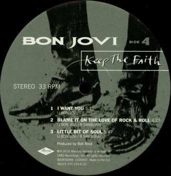 2LP Bon Jovi: Keep The Faith