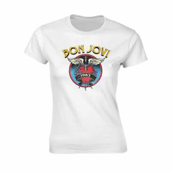 Merch Bon Jovi: Maglietta Donne Heart '83