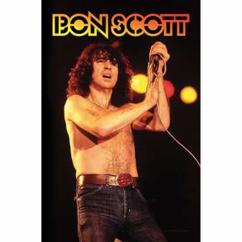 Merch Bon Scott: Poster in tessuto Bon Scott