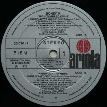 LP Boney M.: Nightflight To Venus
