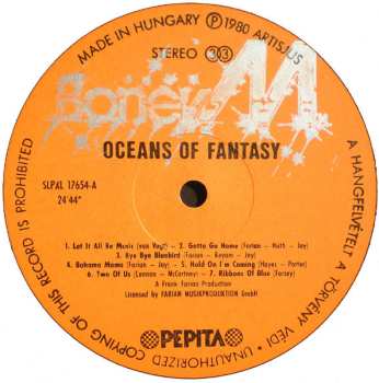 LP Boney M.: Oceans Of Fantasy
