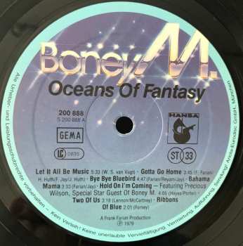LP Boney M.: Oceans Of Fantasy