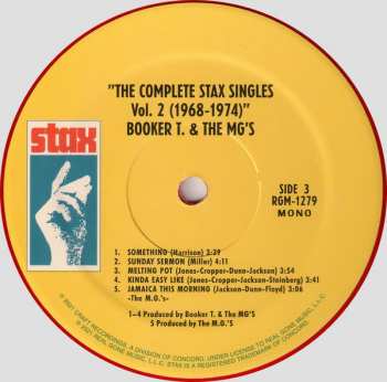 2LP Booker T & The MG's: The Complete Stax Singles, Vol. 2 (1968-1974) LTD | CLR