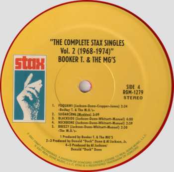 2LP Booker T & The MG's: The Complete Stax Singles, Vol. 2 (1968-1974) LTD | CLR