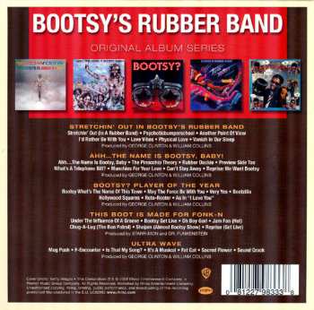 5CD/Set di cofanetti Bootsy's Rubber Band: Original Album Series