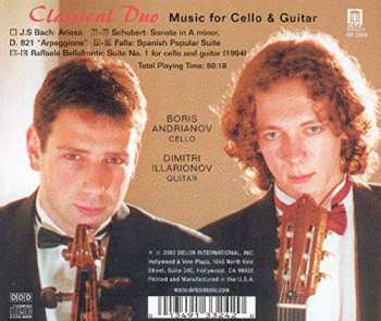 CD Boris Andrianov: Classical Duo- Music For Cello & Guitar