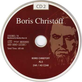 10CD/Set di cofanetti Boris Christoff: Teufel, Mönch And Zar