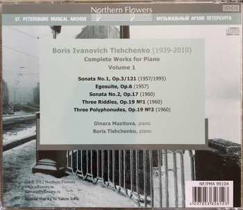 CD Boris Tishchenko: Complete Works For Piano Volume One