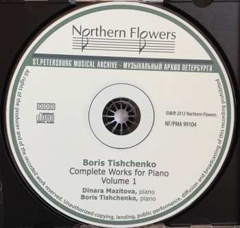 CD Boris Tishchenko: Complete Works For Piano Volume One