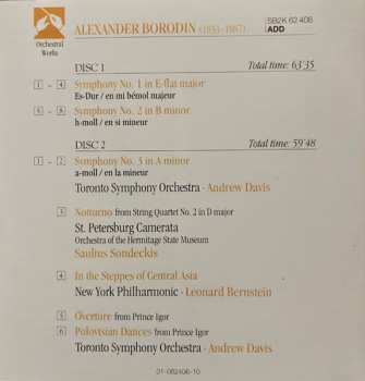 CD Alexander Borodin: Symphonies Nos. 1,2, & 3 / In The Steppes Of Central Asia / Overture & Polovtsian Dances (from Prince Igor)