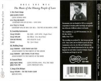 CD Boua Xou Mua: The Music Of The Hmong People Of Laos