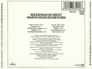 CD Boudewijn De Groot: Waar Ik Woon En Wie Ik Ben