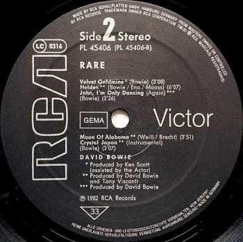 LP David Bowie: Rare