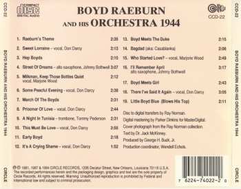 CD Boyd Raeburn And His Orchestra: 1944