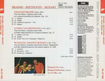 CD Ludwig van Beethoven: Trios For Piano, Clarinet & Cello